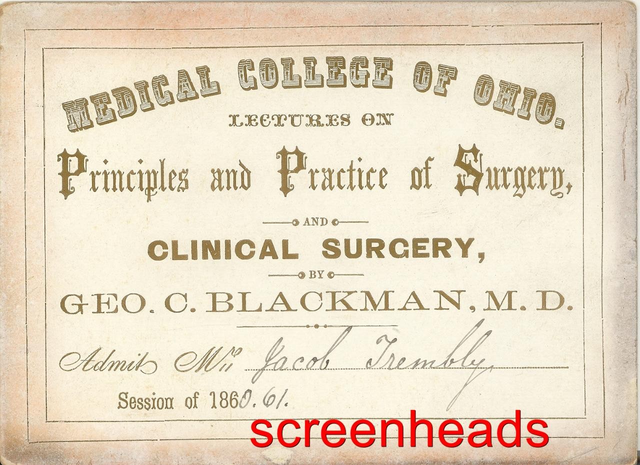 1860s Civil War Surgeon 