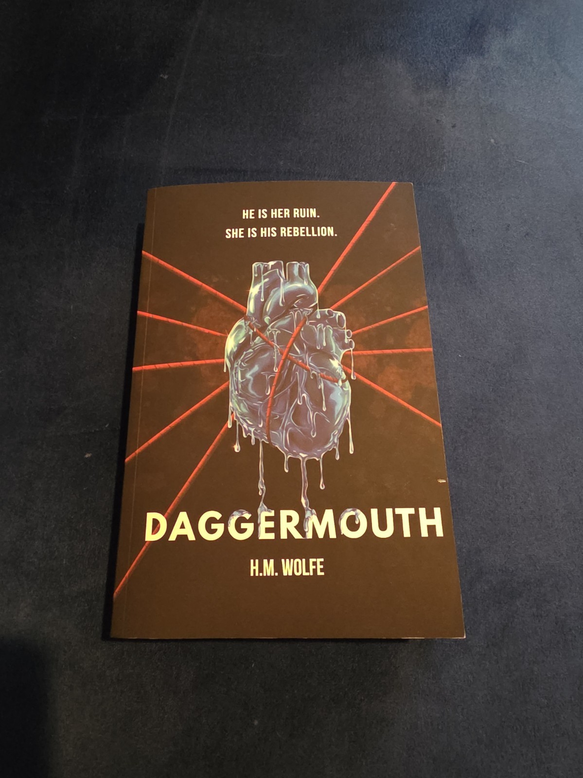  First Edition Daggermouth by H.M. Wolfe NEW 2025 Paperback Indie Book OOP