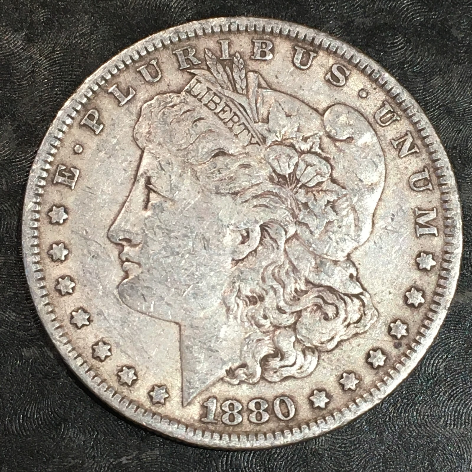 1880  Morgan Silver Dollar - High Quality Scans #P342