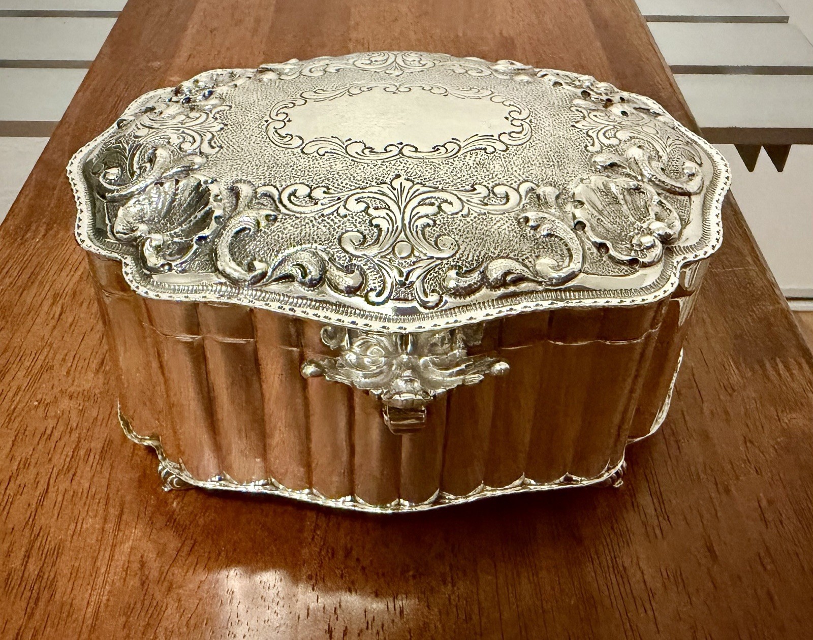 Vintage Italian 925 Sterling Silver Case Esrog Etrog Box - Weight 16 oz