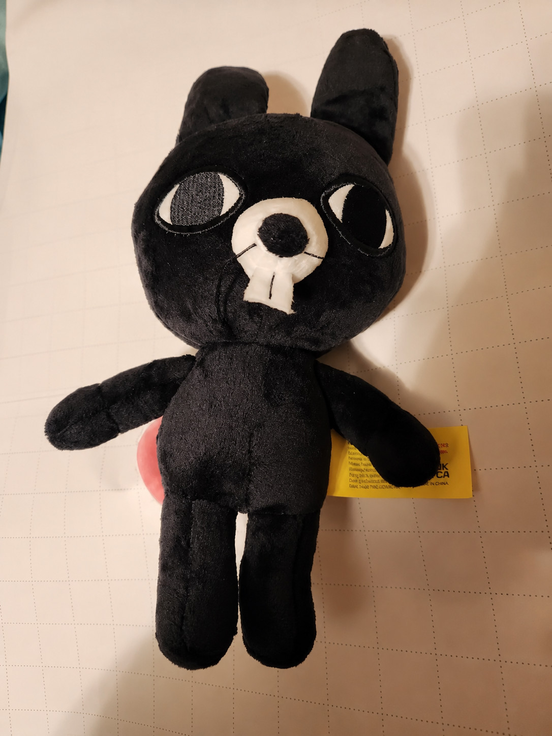 Animal Hospital Ratthew Plush Toy Black Rabbit Soft Stuffed Doll Gift