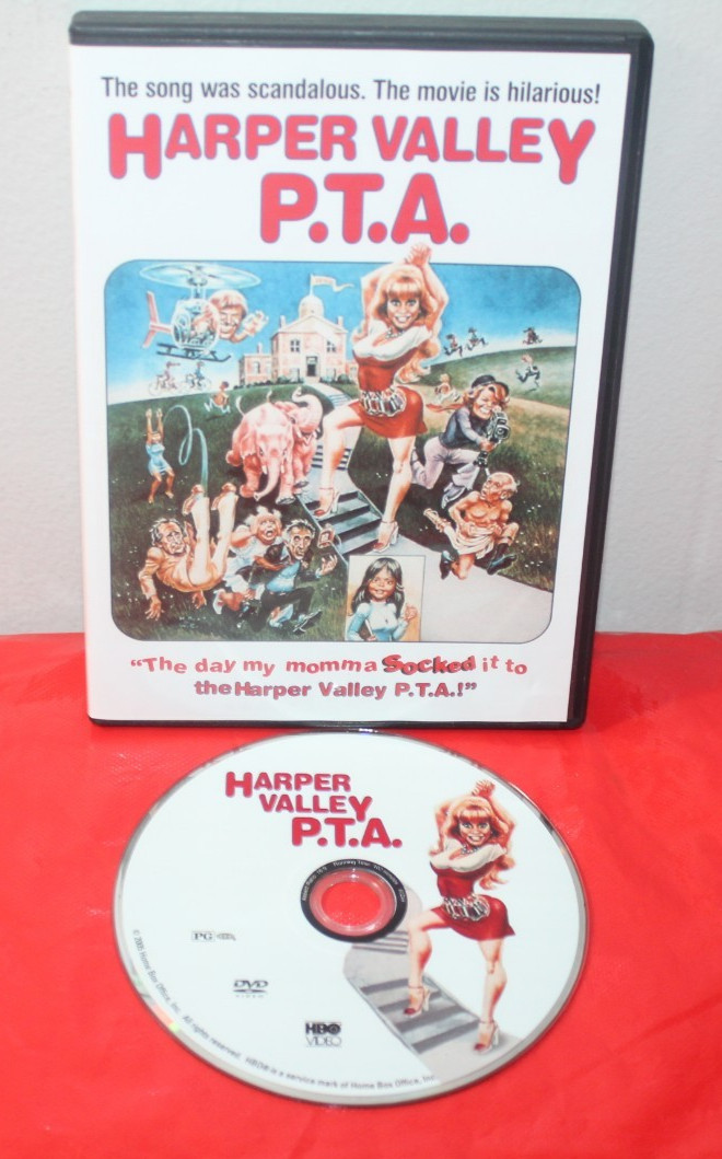 Harper Valley P.T.A. (DVD 1978) Barbara Eden Scandalous Comedy, HBO Video