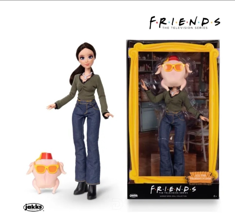 Friends TV Show Monica Geller Turkey Head Collector Fashion Doll