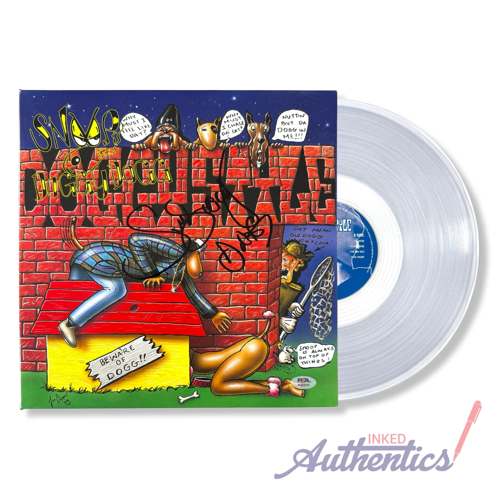 Snoop Dogg Signed Autographed Vinyl LP “Doggystyle” PSA/DNA Authenticated Snoop Dogg Signed Autographed Vinyl LP “Doggystyle” PSA/DNA Authenticated