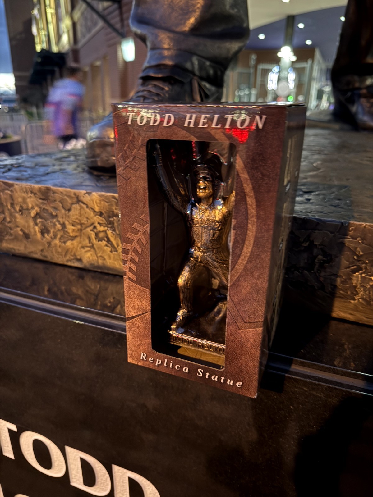 Todd Helton Stadium Giveaway Statue 2026 September 19 SGA