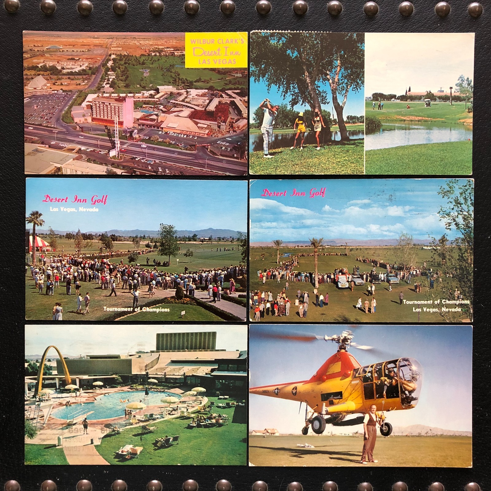 [6] Desert Inn Hotel Las Vegas Nevada postcards [all posted]
