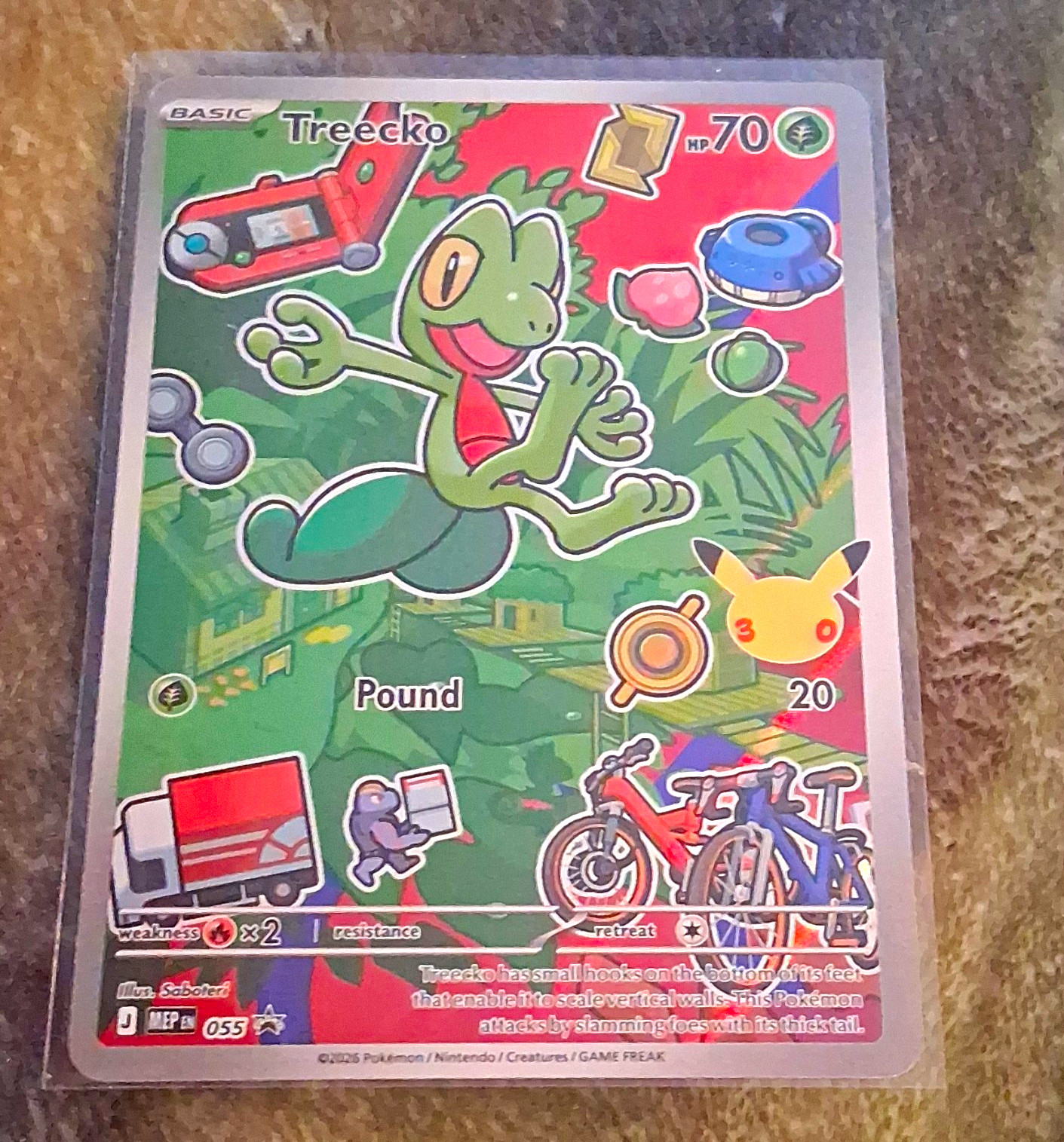 The Pokémon Company Treecko MEP Regular ENG 055 70HP Basic Grass The Pokémon Company Treecko MEP Regular ENG 055 70HP Basic Grass