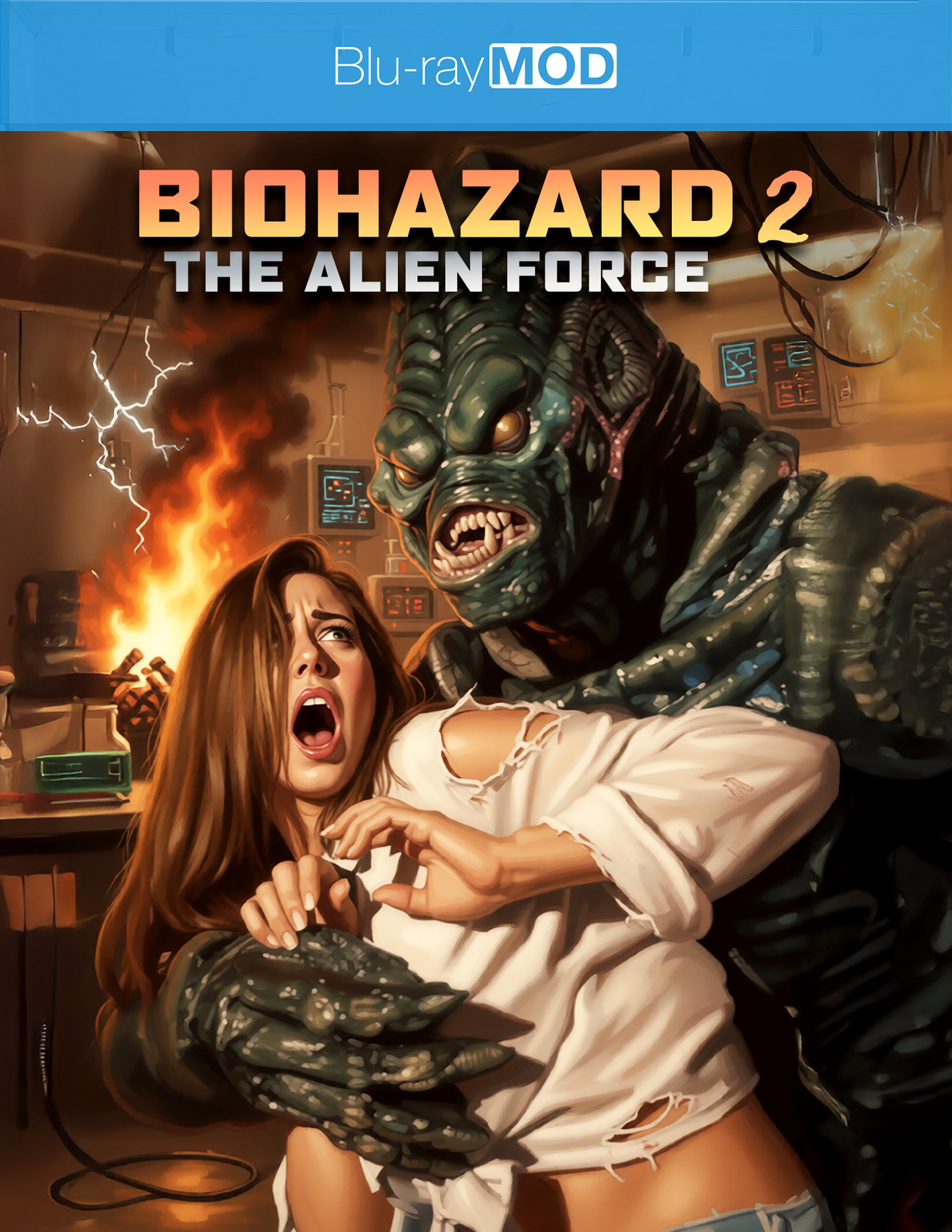 Biohazard 2: The Alien Force - Christopher Mitchum RARE NEW sci-fi horror Blu-ra