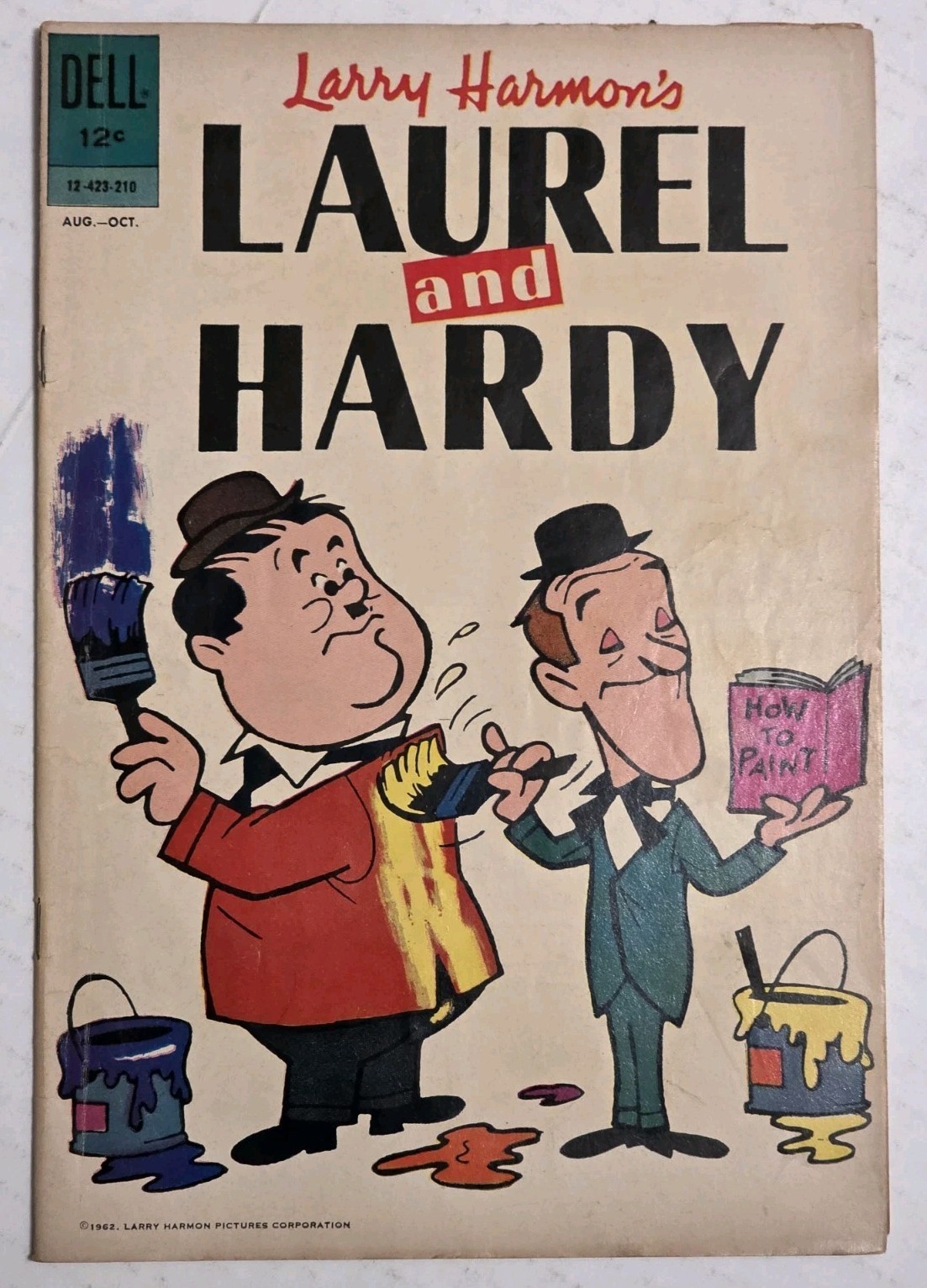 Laurel and Hardy #1 FN- Larry Harmon\'s Dell Comics 1962 Silver Age Mid Grade 