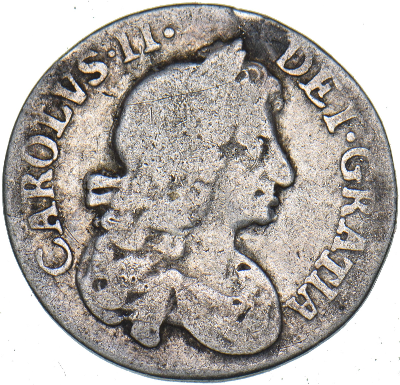 1682 Threepence - Charles II British Silver Coin