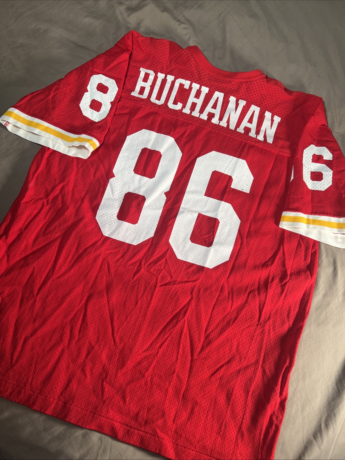 Vintage 1970/80s KC Chiefs BUCK BUCHANAN Jersey Sz XL NEW? Kansas City RARE HOF