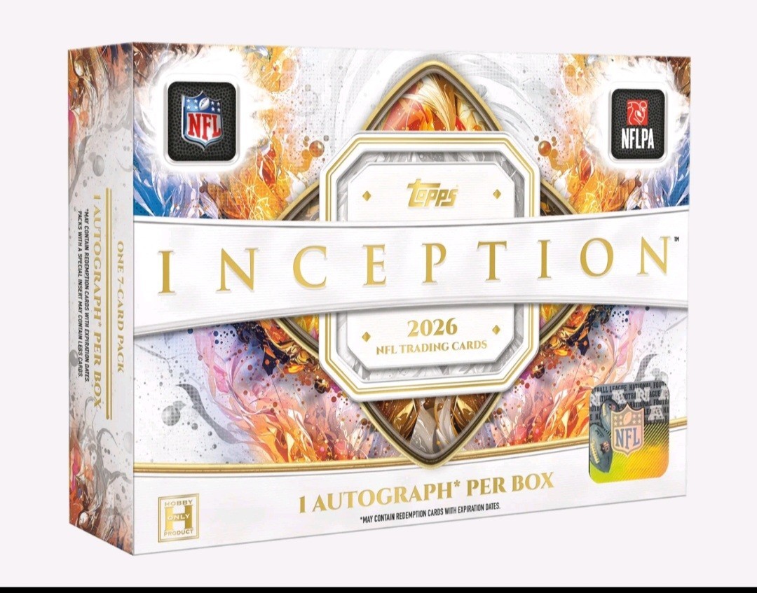 2026 TOPPS Inception Football Hobby Box 1 Auto NFL Factory Sealed PRESALE 11/10