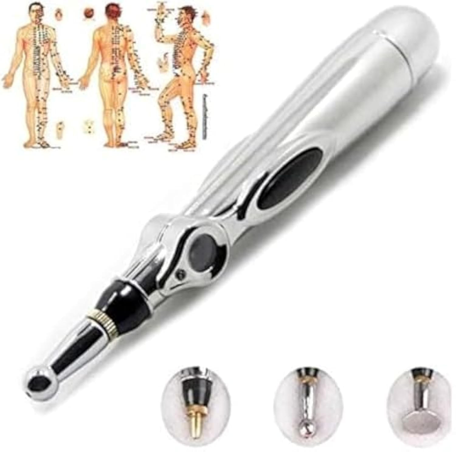 Acupuncture Pen 3-in-1 Electronic Acupuncture Pen for Pain Relief, Powerful M