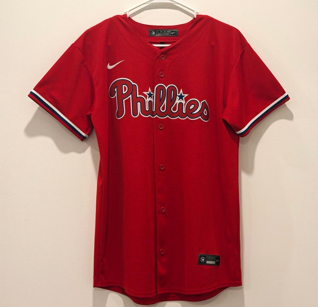 Nike Philadelphia Phillies Bryce Harper #3 Red MLB Baseball Jersey, Size YouthXL
