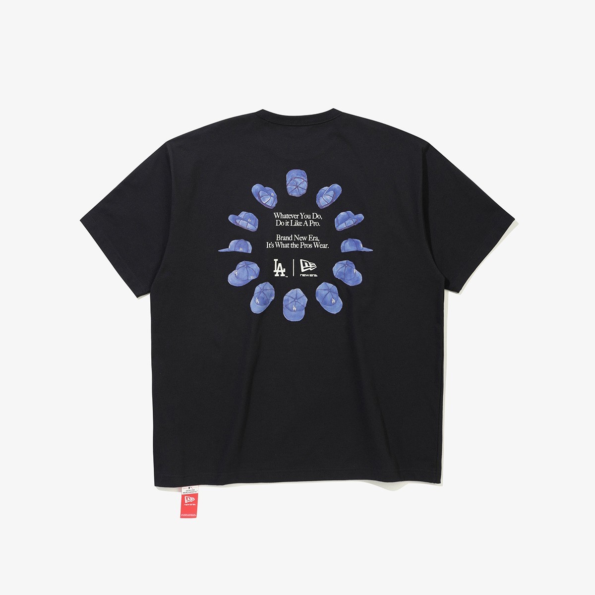 New Era 2026 MLB LA Dodgers 59FIFTY Circle T-shirt, Black