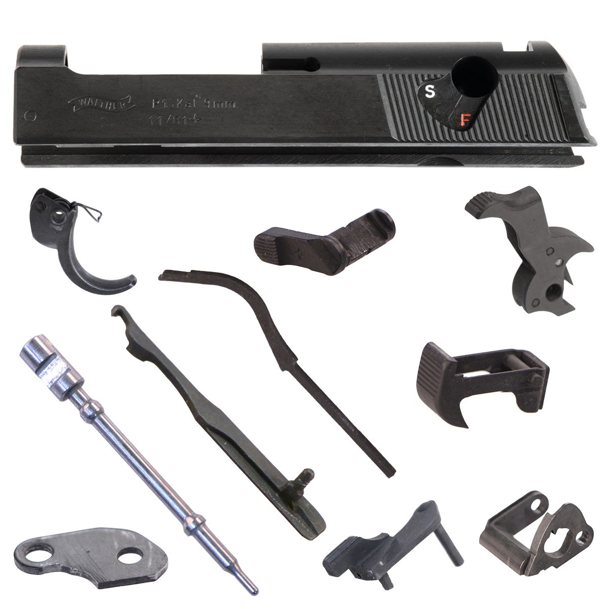 Walther P38/P1 Post War 11-Piece Parts Kit Walther P38/P1 Post War 11-Piece Parts Kit