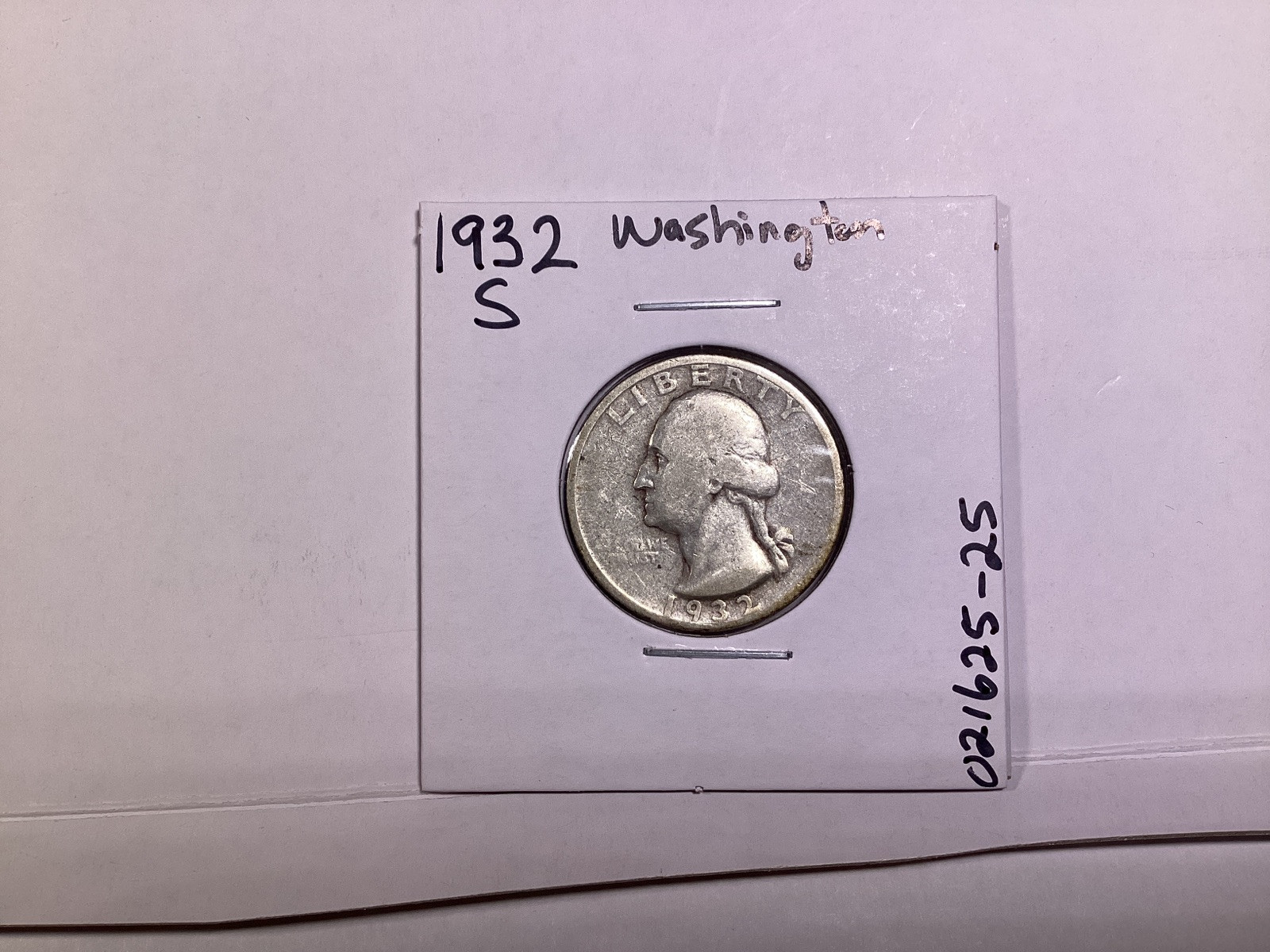 1932 S Washington 90% Silver Quarter Key Date from San Francisco Mint 02162525uk