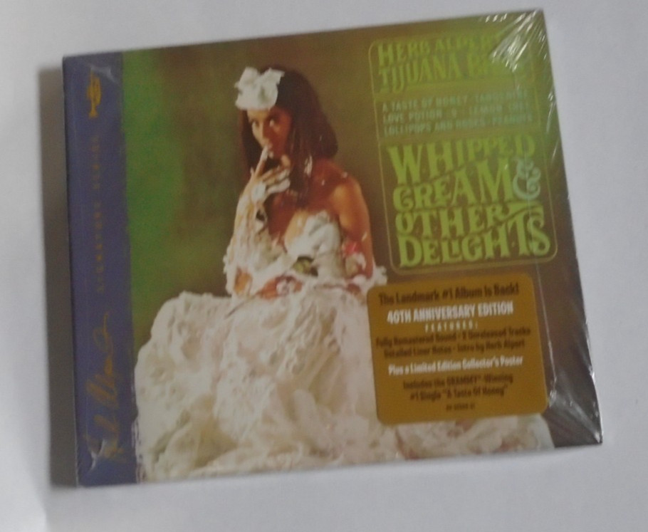 Herb Alpert Whipped Cream & Other Delights CD w/ bonus tracks poster sealed