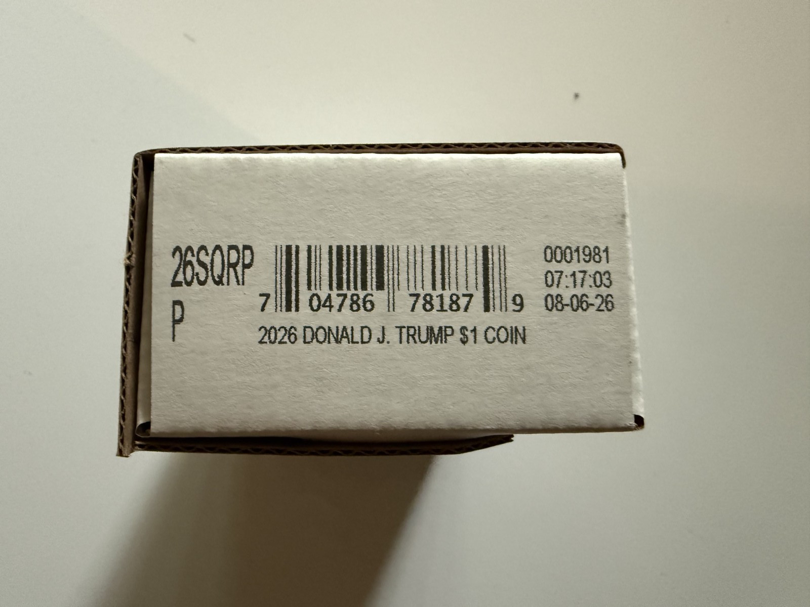 Semiquincentennial President Donald J Trump 2026 $1 Coin SEALED BOX 25 COIN ROLL Semiquincentennial President Donald J Trump 2026 $1 Coin SEALED BOX 25 COIN ROLL