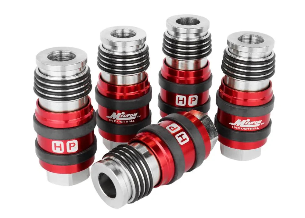 Milton 2-in-1 Universal Safety Exhaust Air Coupler 1/4 Milton 2-in-1 Universal Safety Exhaust Air Coupler 1/4