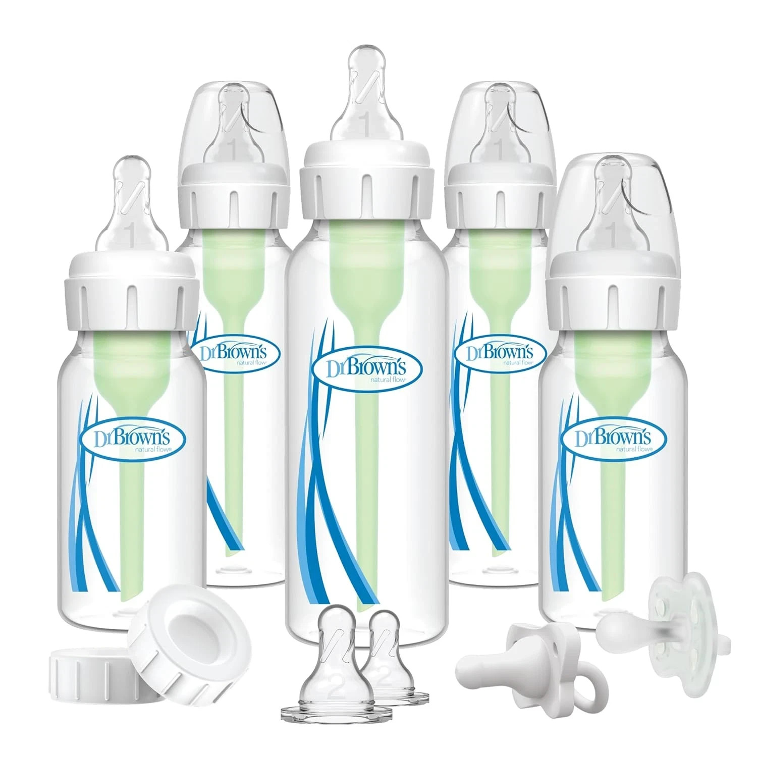 Dr. Brown\'S Anti-Colic Options+ Narrow Bottle Gift Set, 0M+ Dr. Brown\'S Anti-Colic Options+ Narrow Bottle Gift Set, 0M+