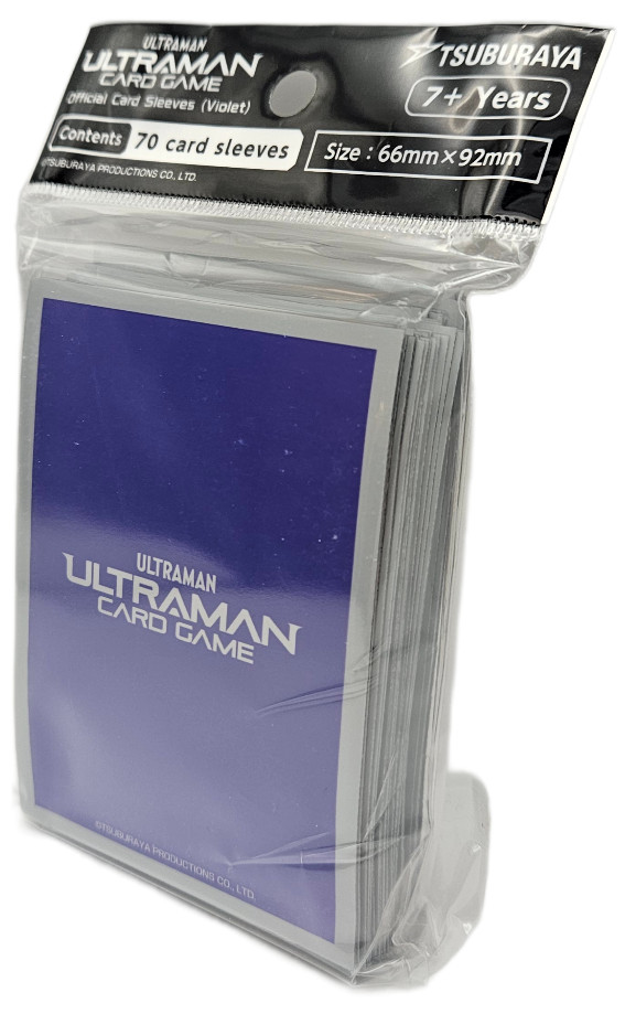 Tsuburaya Ultraman TCG Official Card Sleeves - Violet - 66x95mm (70 Count Pack)