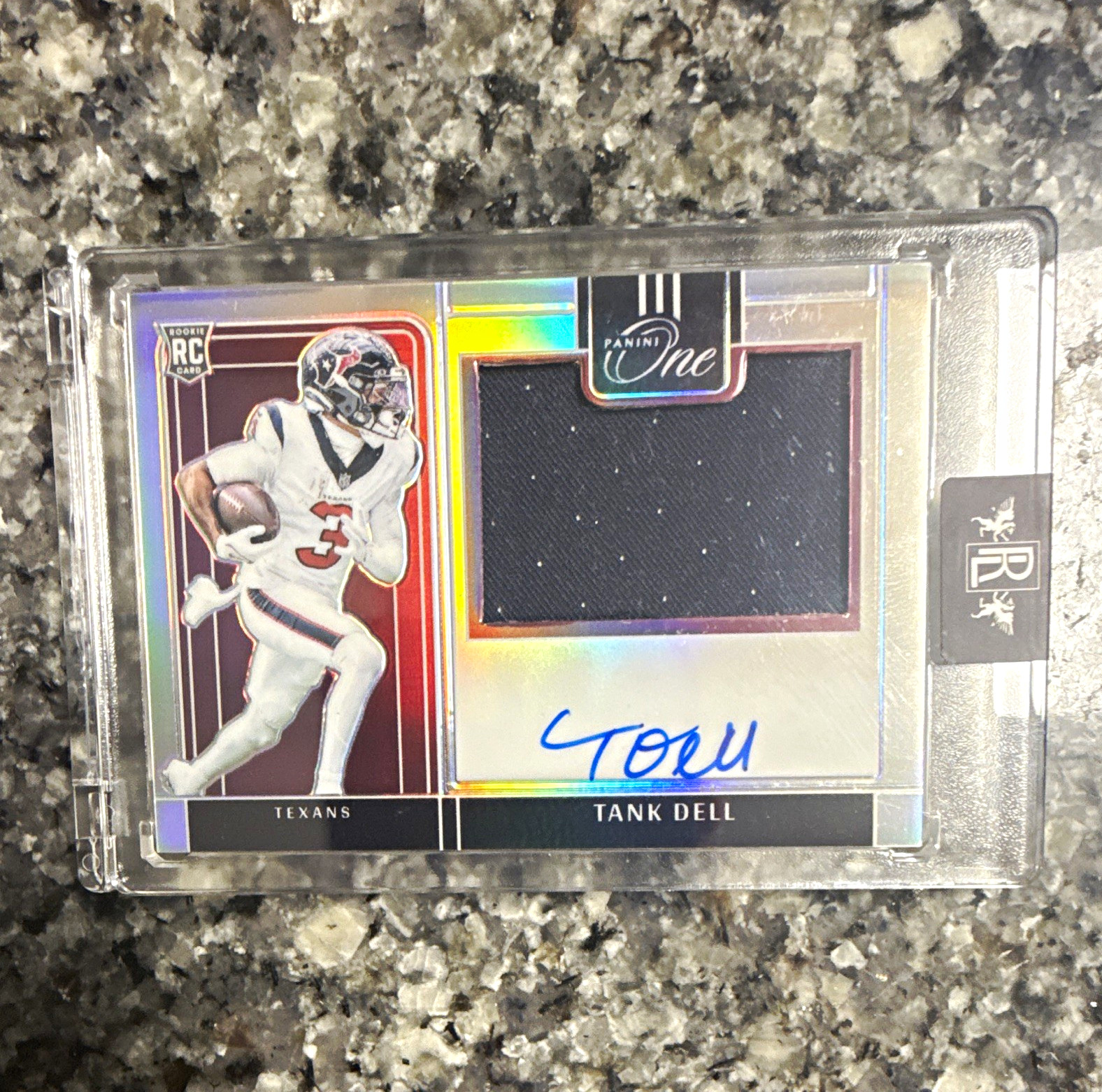 Panini 2023 One Tank Dell RC Auto Patch Precision Rookie Patch Autographs #313 Panini 2023 One Tank Dell RC Auto Patch Precision Rookie Patch Autographs #313