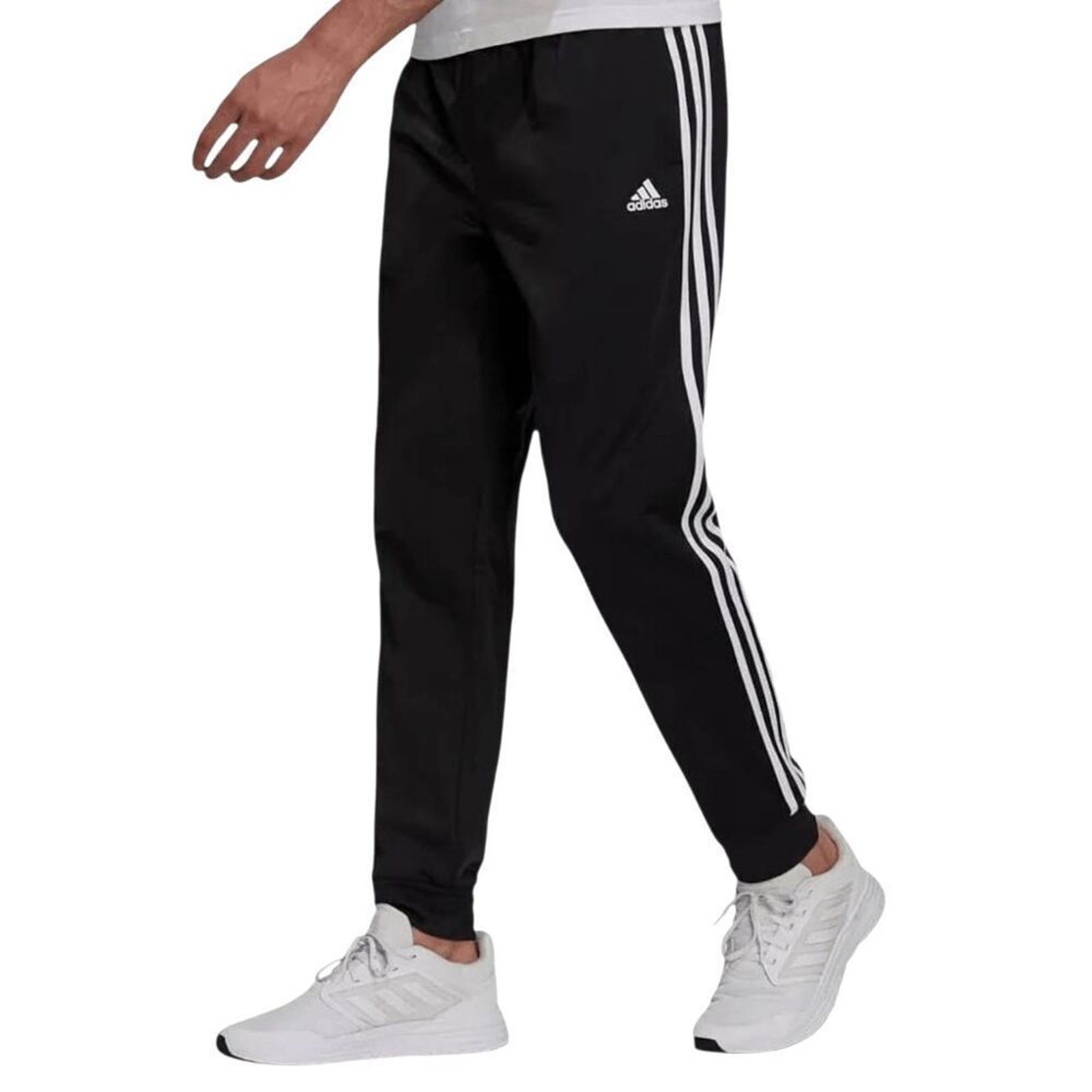 NWOT ADIDAS 3 Stripes Tricot Tapered Cuff Joggers Size Medium NWOT ADIDAS 3 Stripes Tricot Tapered Cuff Joggers Size Medium