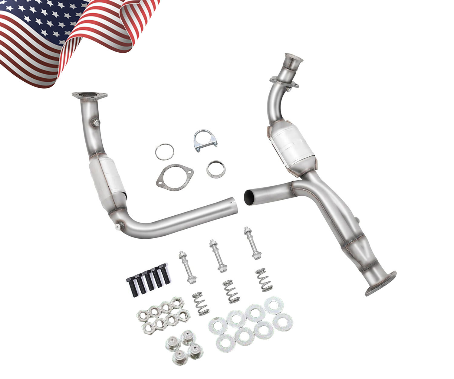 For Chevy Silverado Y Pipe Catalytic Converter 1999-2007 4.3L 4.8L 5.3L EPA