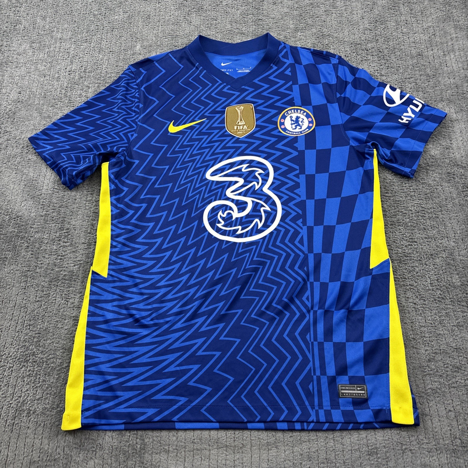 Chelsea #2 Rudiger Jersey Mens Medium Nike Home Soccer Football Shirt Jersey