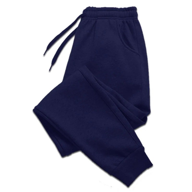 Men's Casual Pants Autumn Winter Fleece Sweatpants Men Running Jogger Sports