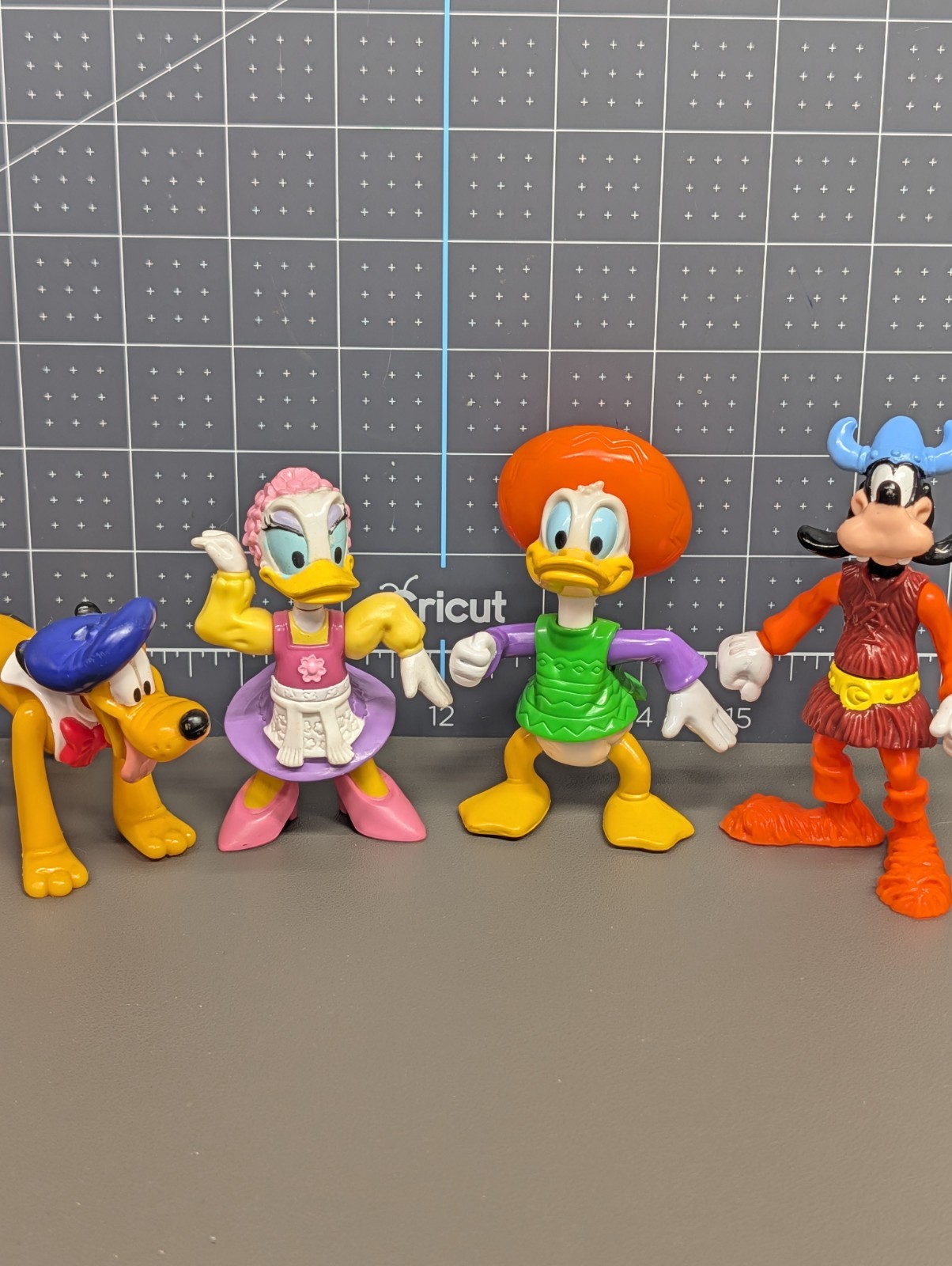 Vintage Disney Epcot World Showcase PVC Figures Lot of 4 (1980s)