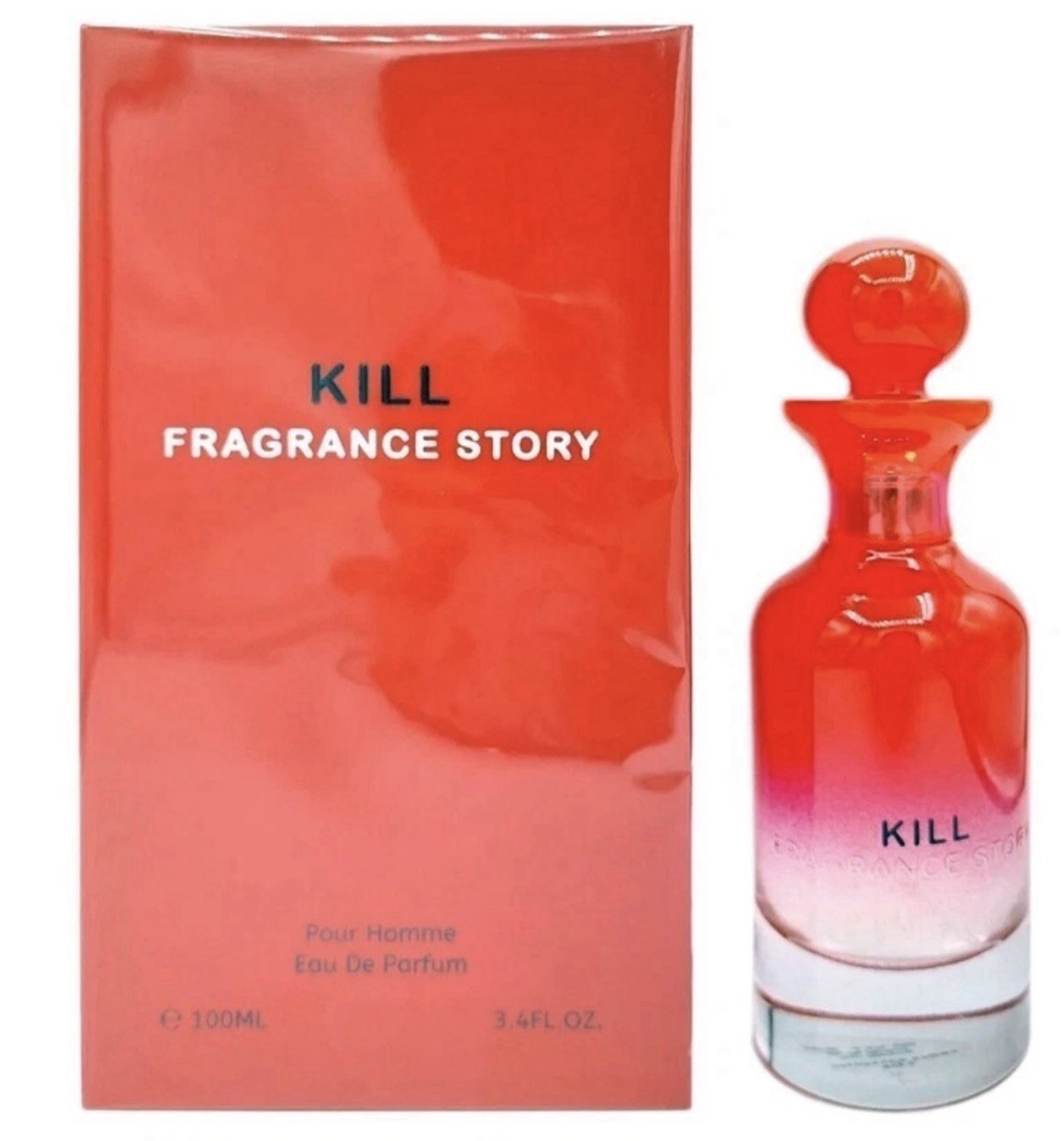 KILL Pour Homme by Fragrance Story 3.4 Oz-100 ml Eau De Parfum Spray New +Sealed