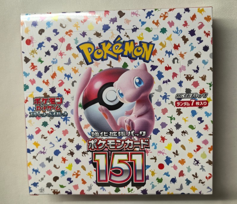 Hot！Pokemon 151 sv2a Japanese Scarlet & Violet Booster Box - NEW Sealed Gifts