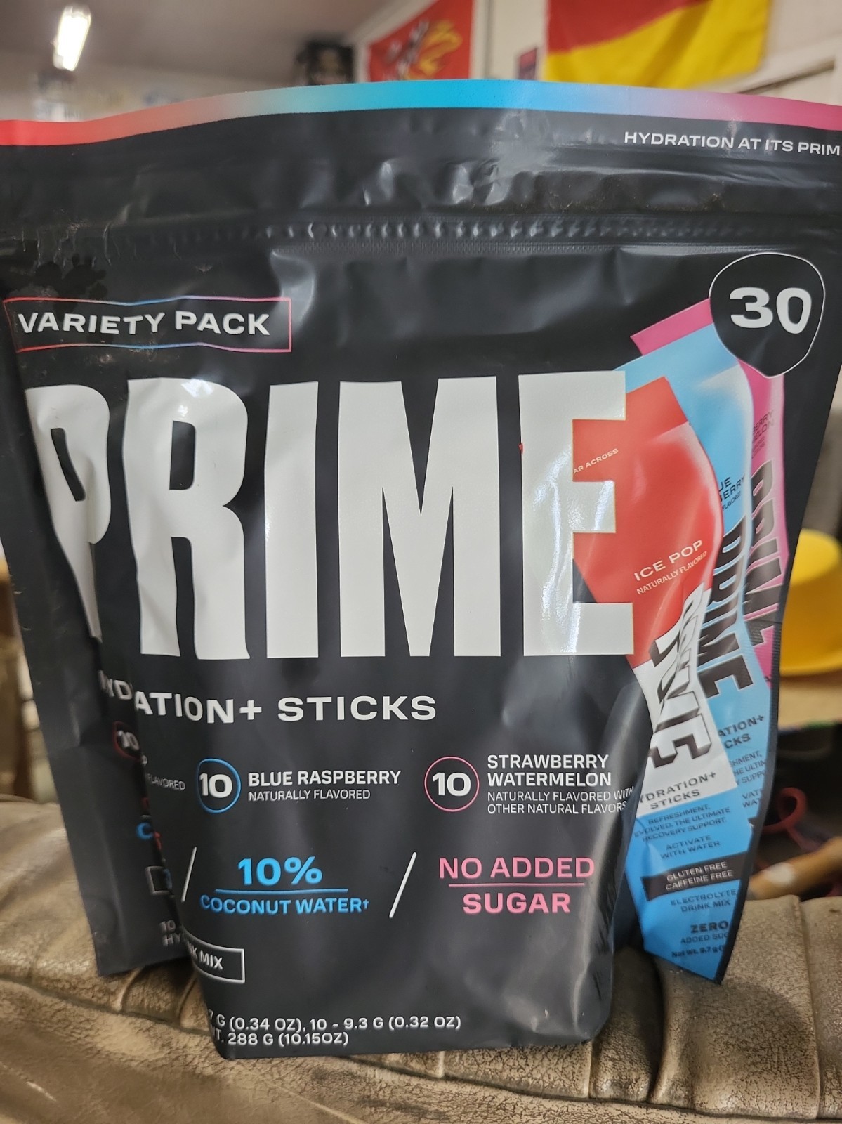 30 Pack Prime Hydration+ Electrolyte Drink Sticks Variety Pack 30X BACK IN STOCK