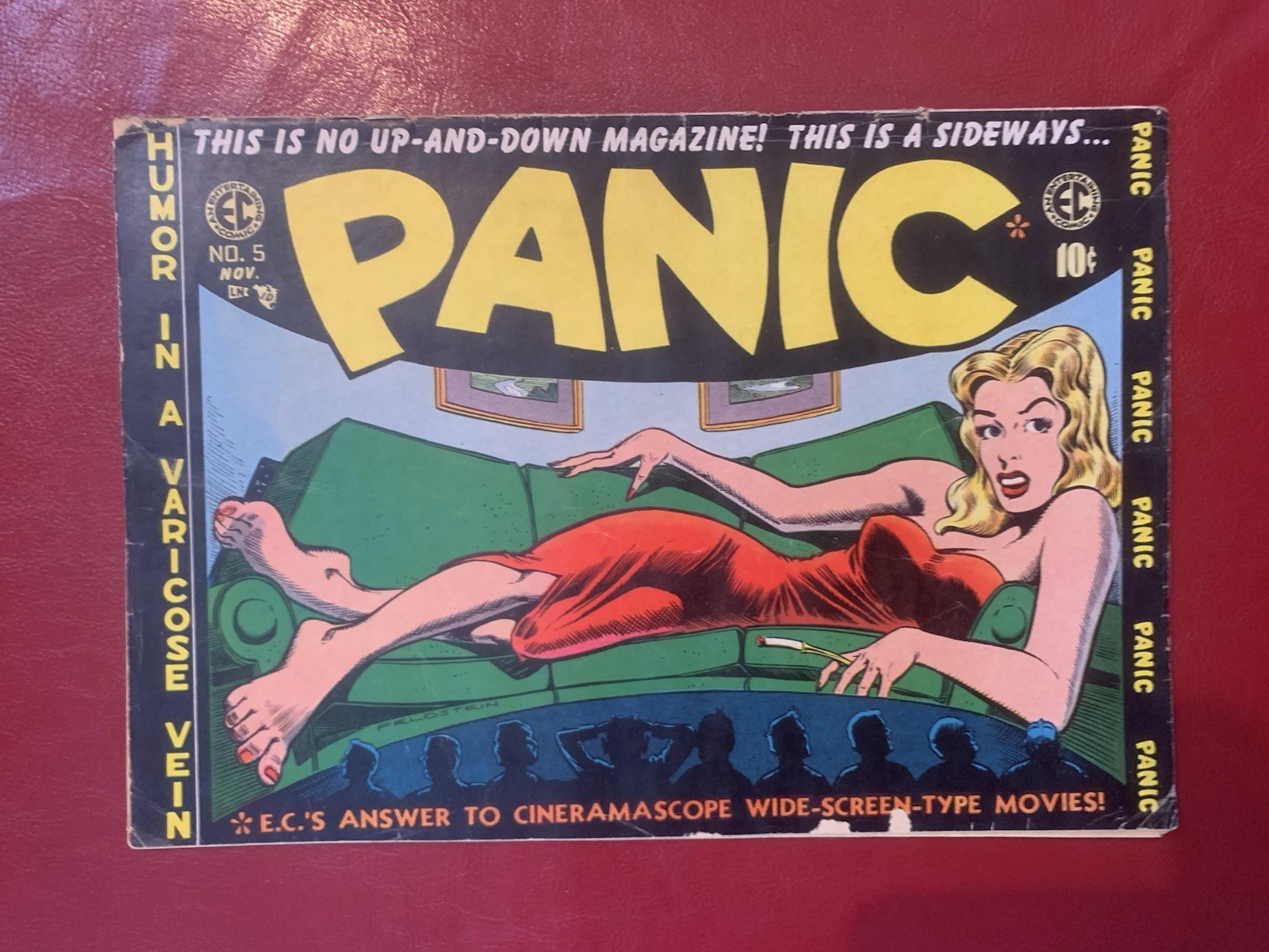 Vintage 1954 #5 Oct Nov - PANIC - Comic Book EC Gaines Feldstein Pre-Code (MAD) Vintage 1954 #5 Oct Nov - PANIC - Comic Book EC Gaines Feldstein Pre-Code (MAD)