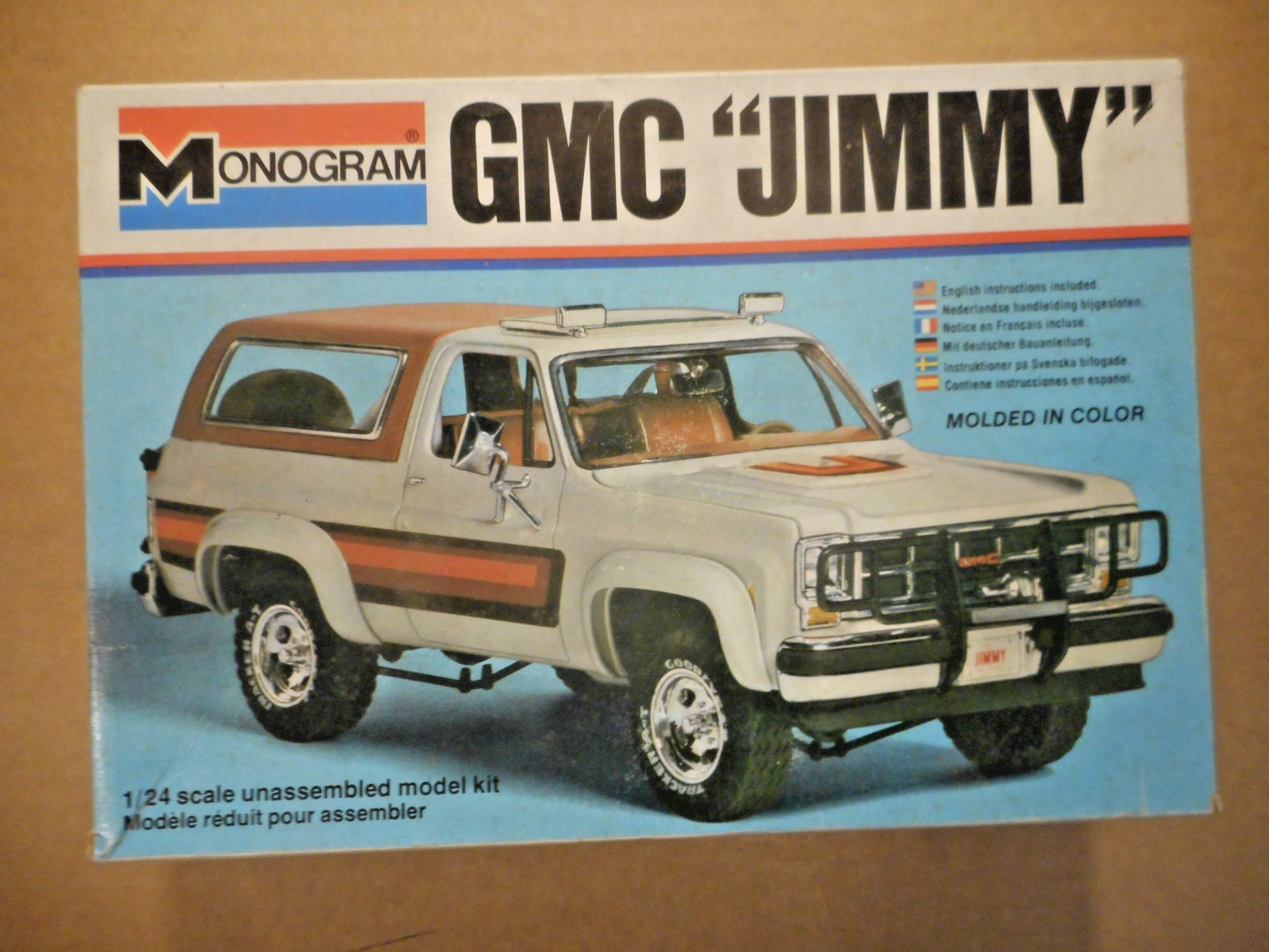 Vintage HTF Monogram GMC Jimmy #2248 Model Kit 1/24 Complete Unbuilt 1979 Vintage HTF Monogram GMC Jimmy #2248 Model Kit 1/24 Complete Unbuilt 1979