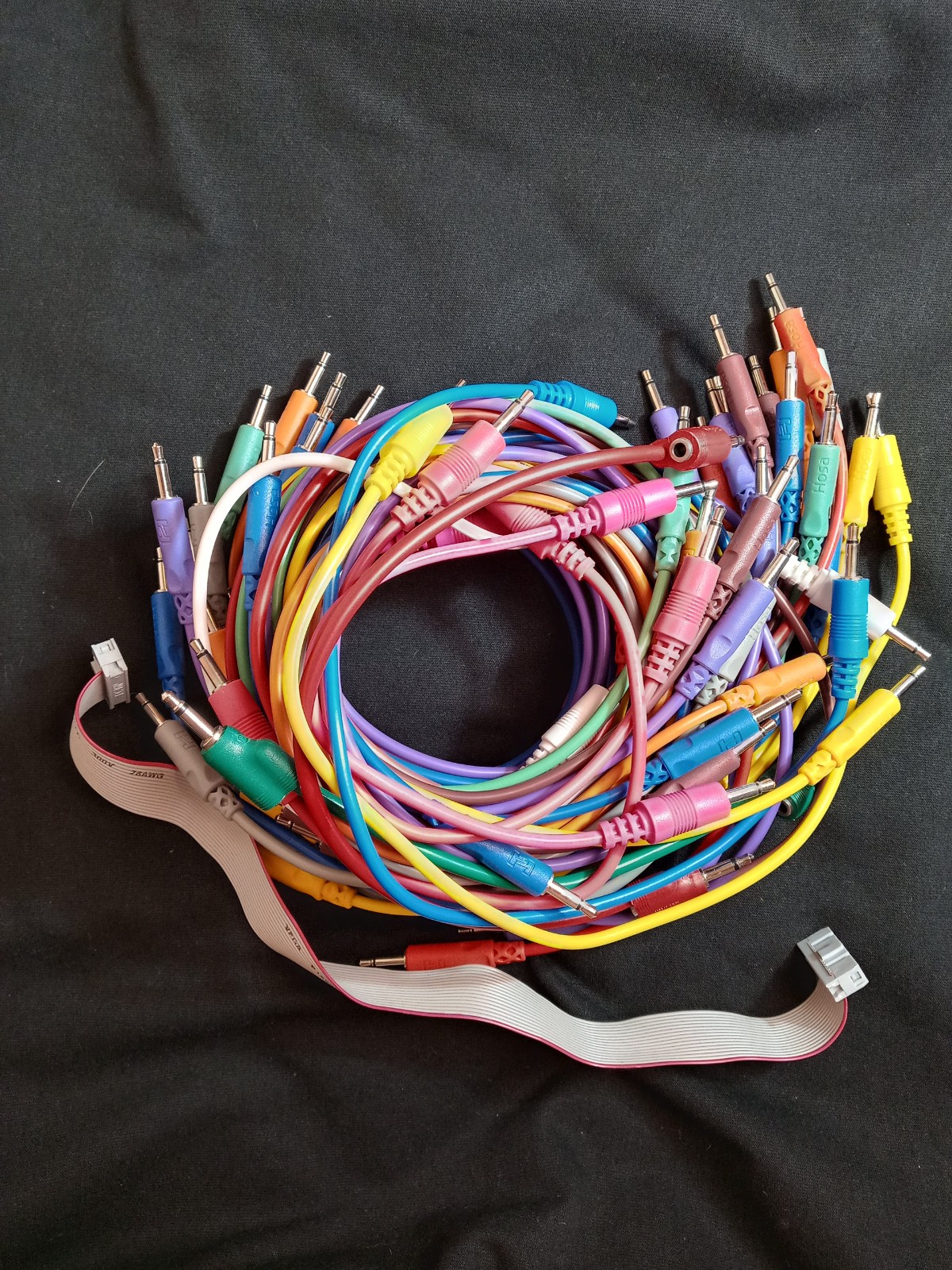 Hosa Technology & other Unbalanced 3.5mm modular Patch Cables various lengths