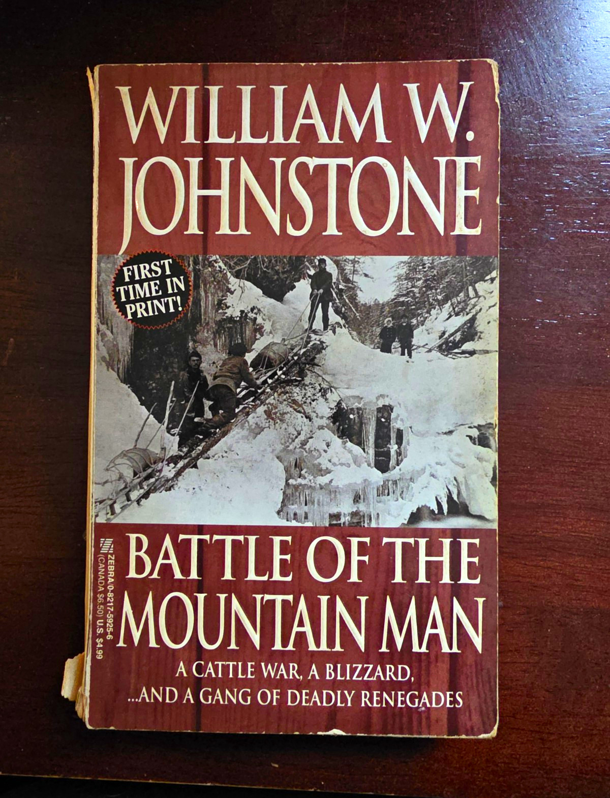 William W. Johnstone Battle of the Mountain Man (Mountain Man) PB Zebra English William W. Johnstone Battle of the Mountain Man (Mountain Man) PB Zebra English