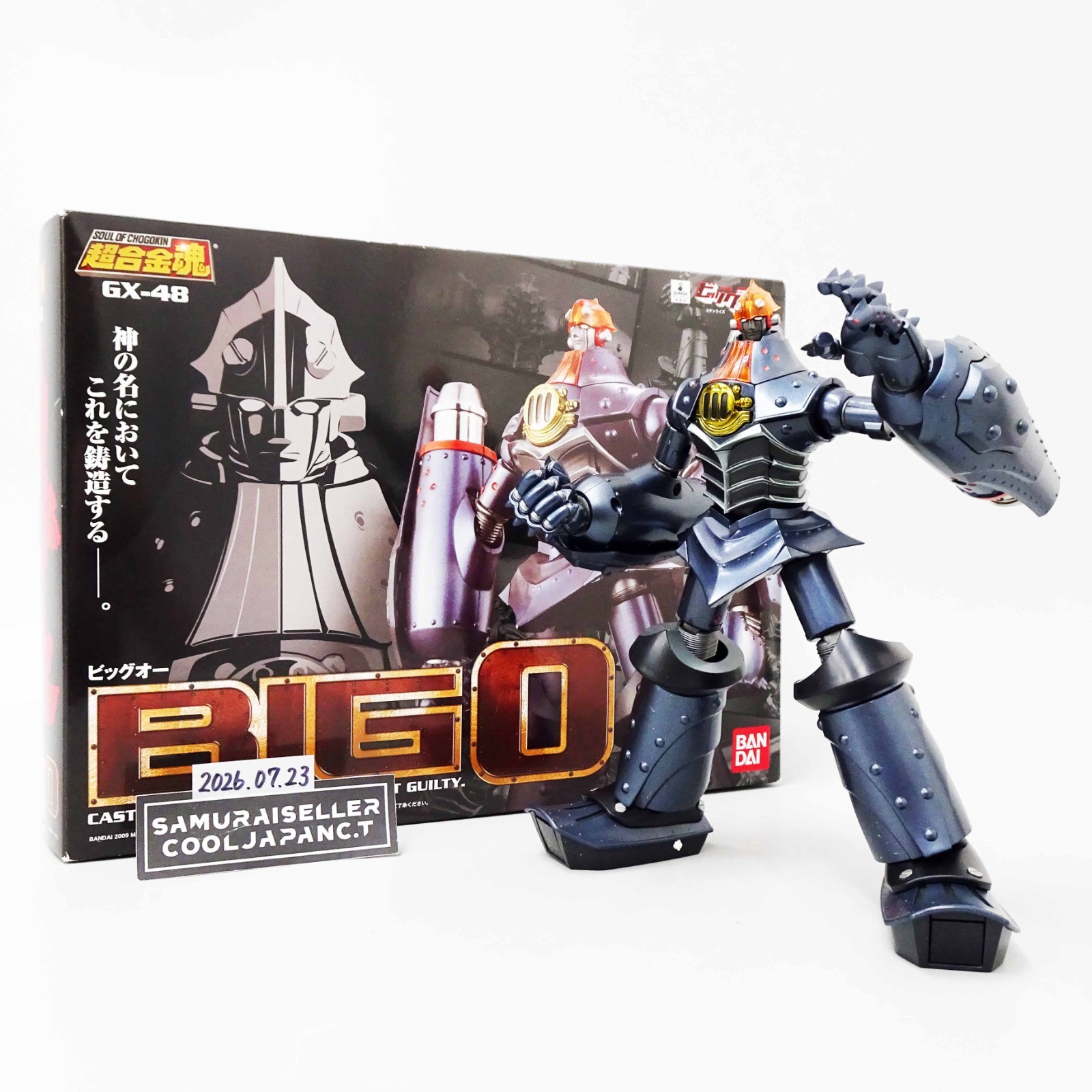 Soul of Chogokin GX-48 Big-O Metal Action Figure Bandai Japan Used