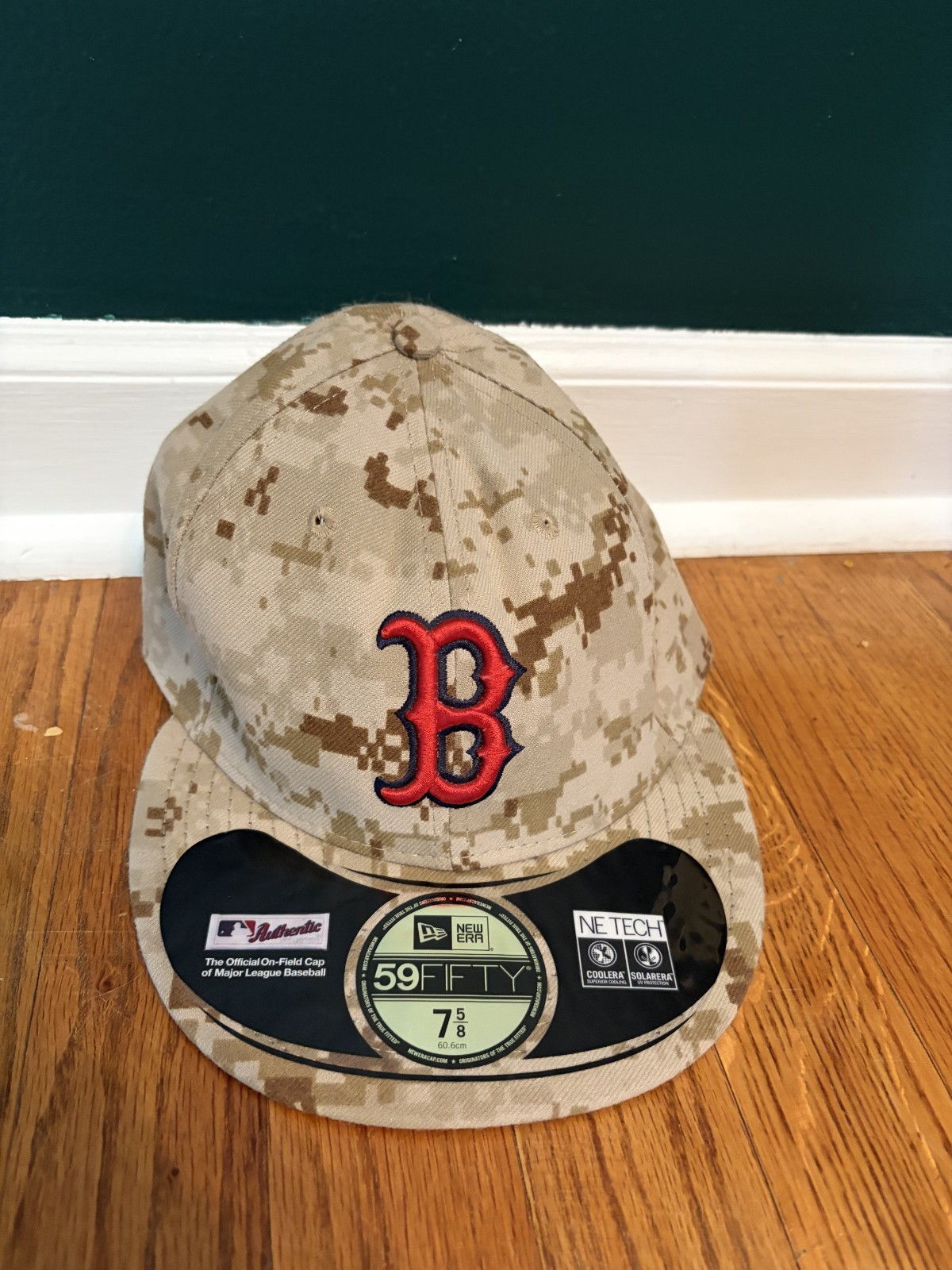 Boston Red Sox New Era 59FIFTY 7 5/8 Digital Camo MLB Authentic On Field Hat