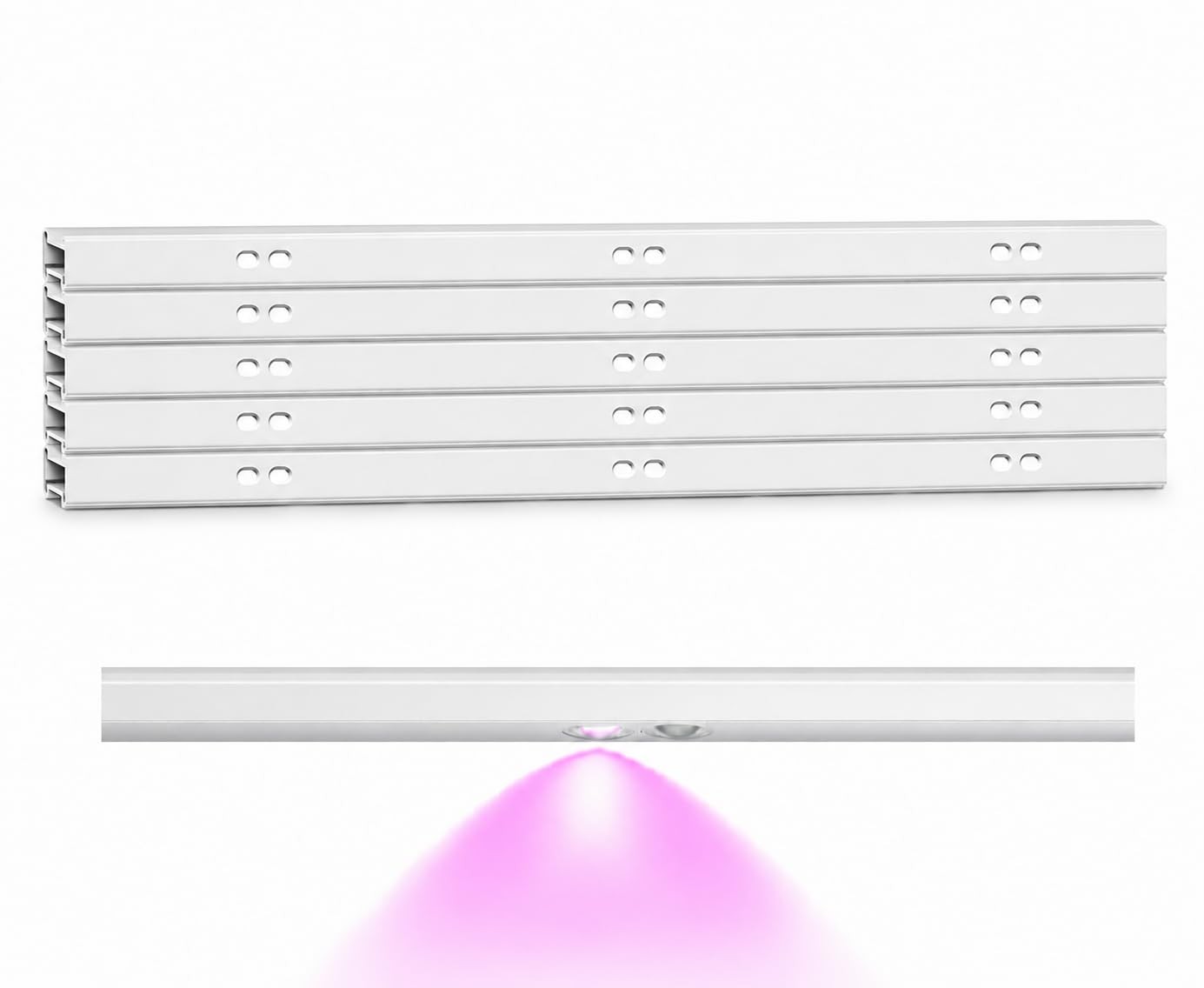 APPECK 50ft Dual Lens Track Kit Only for Permanent Outdoor Lights Pro