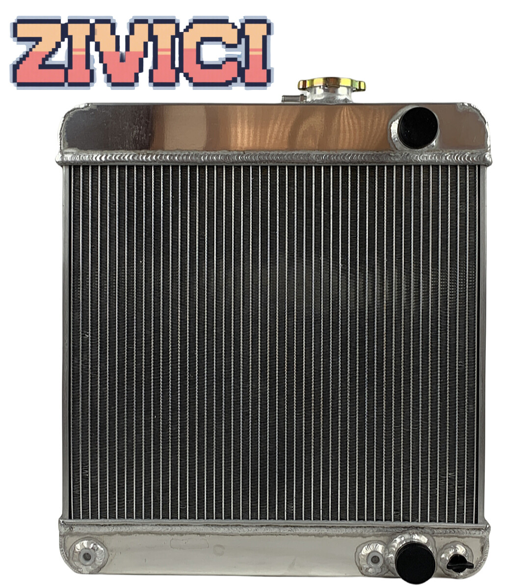 For1964 65 Buick Skylark Oldsmobile Cutlass 3.7L V6 Sportwagon Aluminum Radiator