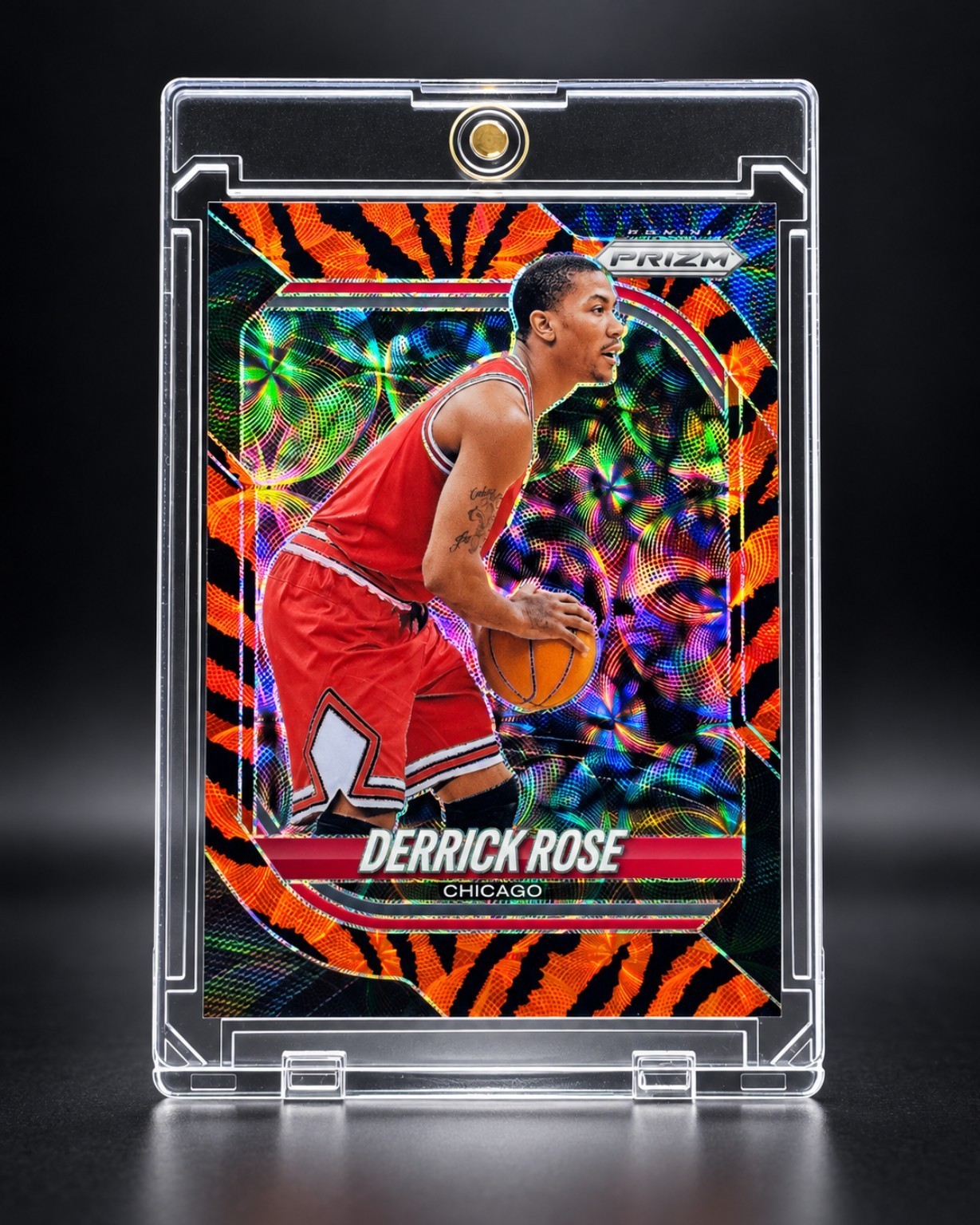 Derrick Rose 2025-26 Panini Prizm Tiger Stripes Prizm #139 - Chicago Bulls SP