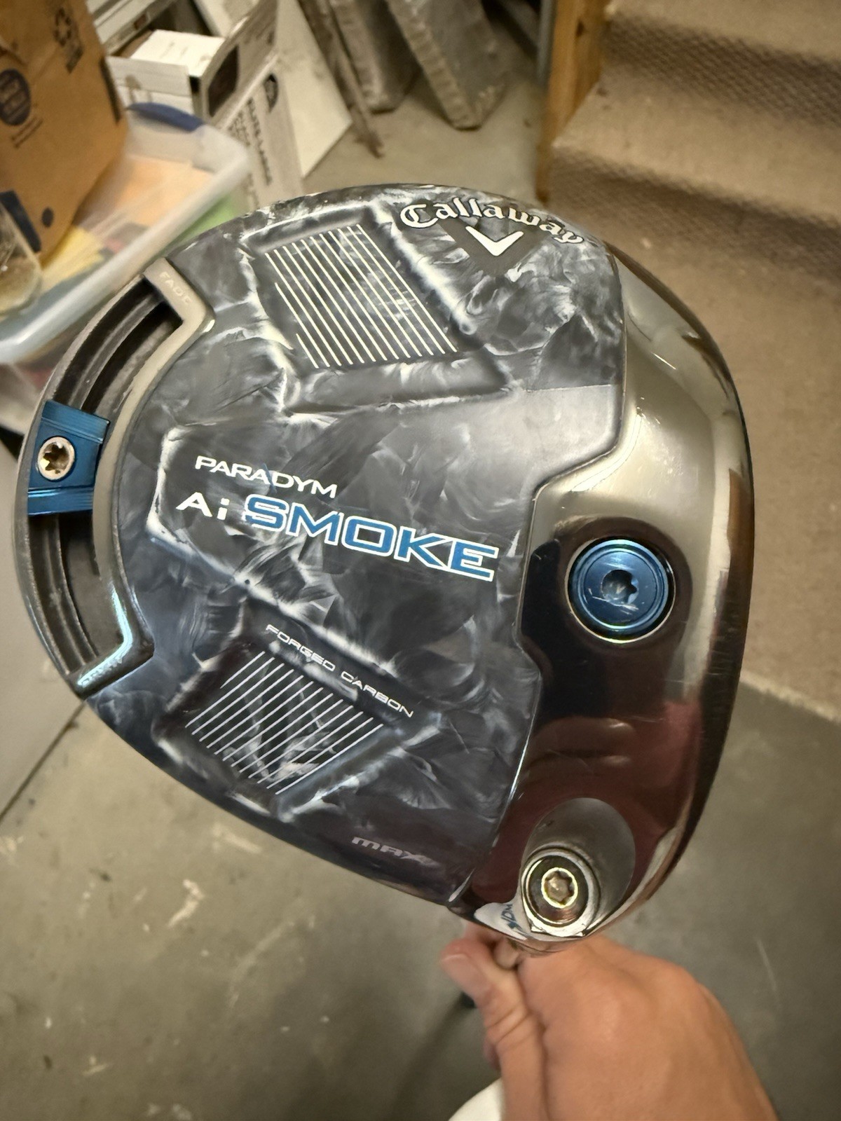 Callaway Paradym Ai Smoke MAX 9° Driver Right-Handed *HEAD w/ HEAD COVER ONLY* Callaway Paradym Ai Smoke MAX 9° Driver Right-Handed *HEAD w/ HEAD COVER ONLY*