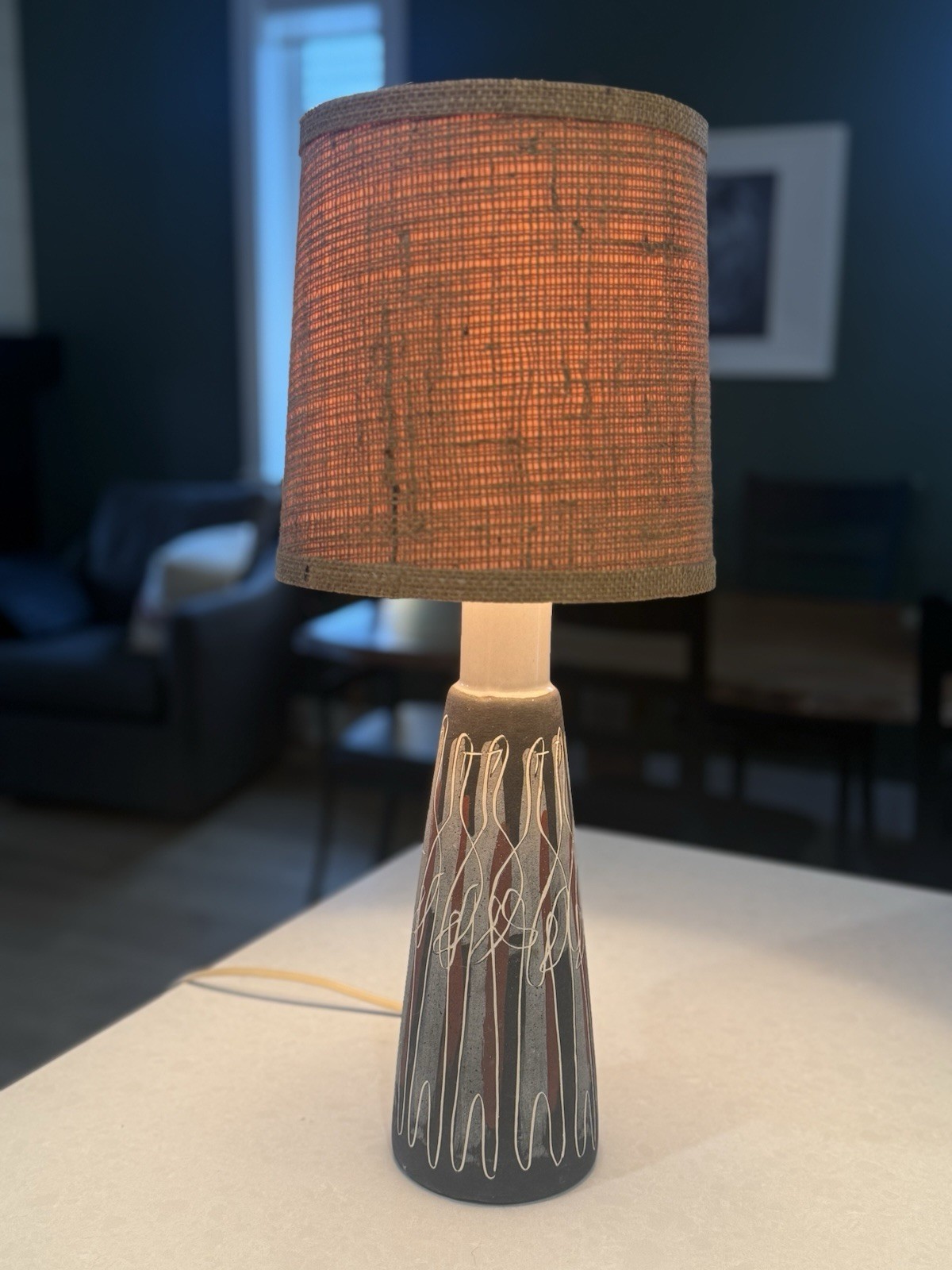 Rare Vintage Charles And Alice Smith Lamp Rare Vintage Charles And Alice Smith Lamp
