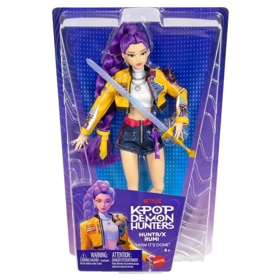 KPop Demon Hunters HUNTR/X Rumi Fashion Doll Removable Outfit Accessories