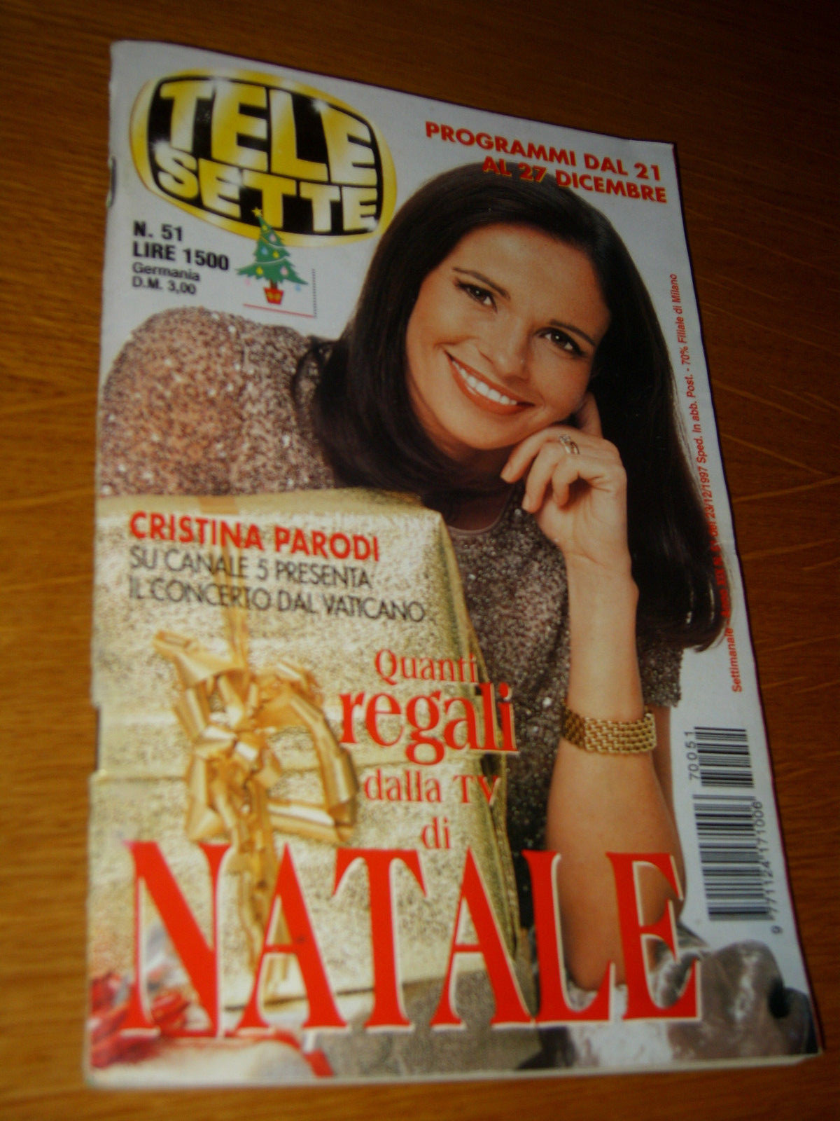 TELESETTE 1997/51=CRISTINA PARODI=CASA VIANELLO=TV GUIDE MAGAZINE=