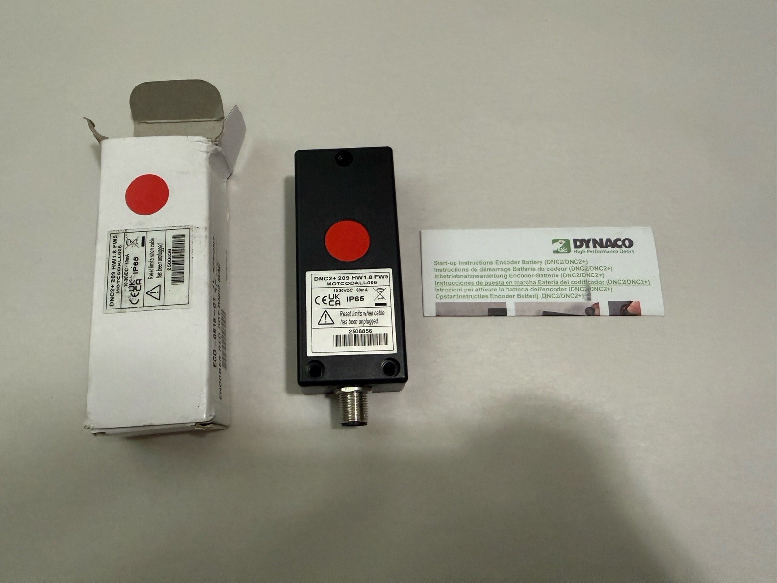 Dynaco DNC2+ 209 HW1.8 FW5 MOTCODALL006 Encoder Red Dot NEW Dynaco DNC2+ 209 HW1.8 FW5 MOTCODALL006 Encoder Red Dot NEW
