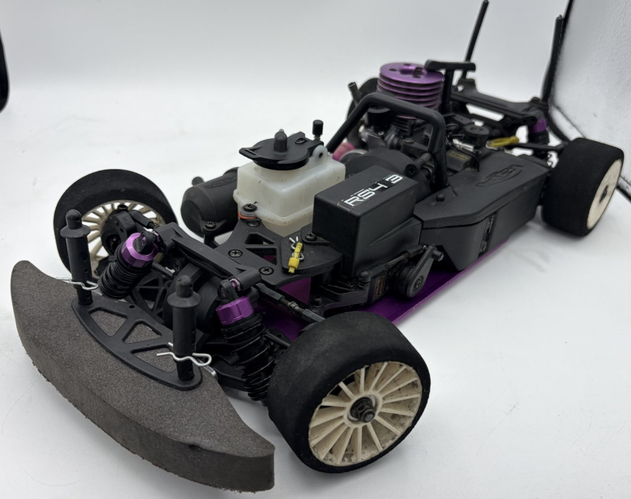 For parts HPI RS4 engine car chassis vintage rare